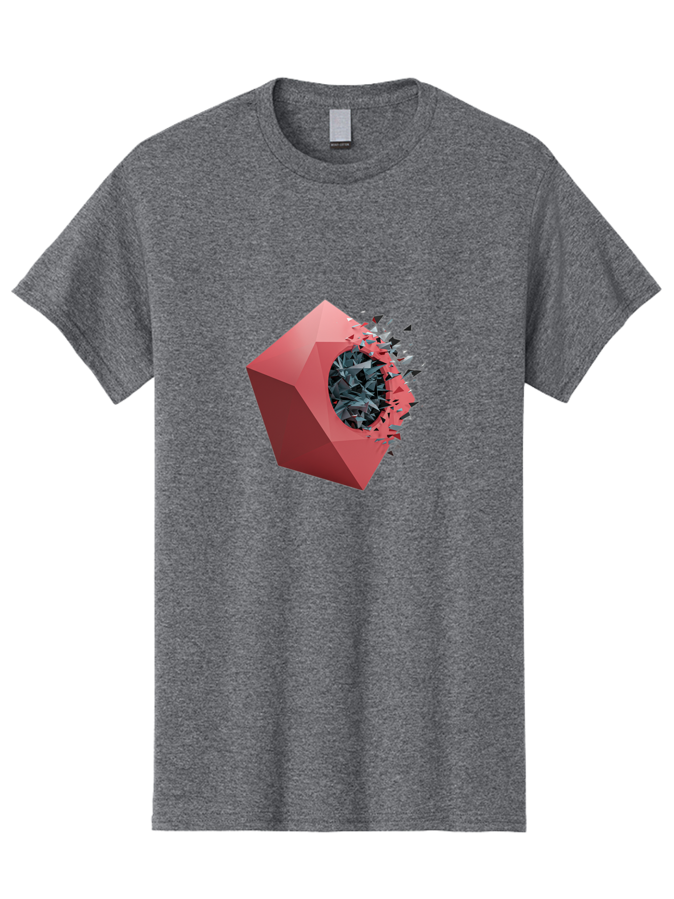 Red-Box-Shattering Men'S Graphic Tee, 100% Cotton, Comfortable Casual Summer Wear, Machine Washable, Vintage Camera, Old Camera, Antique Camera, Black Camera, Classic Photography, Photography Equipment, Nostalgic Device, Film Camera, Bal215