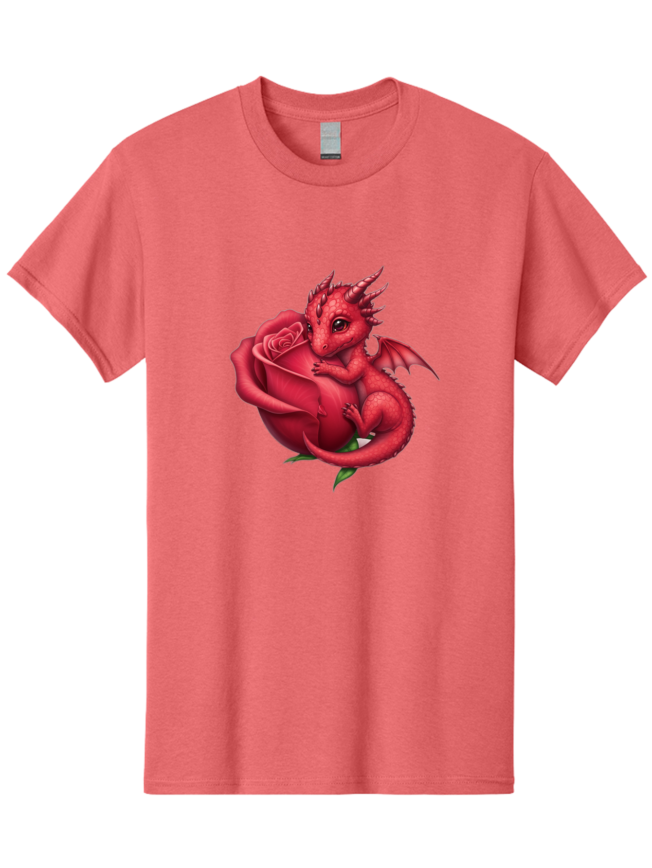 Red-Dragon-With-Rose Men'S Graphic Tee, 100% Cotton, Comfortable Casual Summer Wear, Machine Washable, Vintage Camera, Old Camera, Antique Camera, Black Camera, Classic Photography, Photography Equipment, Nostalgic Device, Film Camera, Bal216