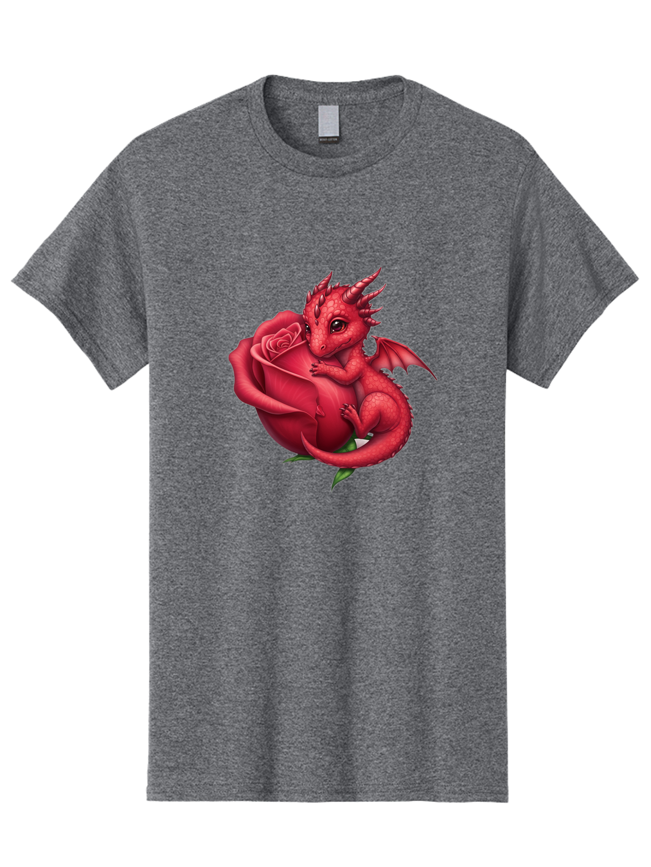 Red-Dragon-With-Rose Men'S Graphic Tee, 100% Cotton, Comfortable Casual Summer Wear, Machine Washable, Vintage Camera, Old Camera, Antique Camera, Black Camera, Classic Photography, Photography Equipment, Nostalgic Device, Film Camera, Bal216