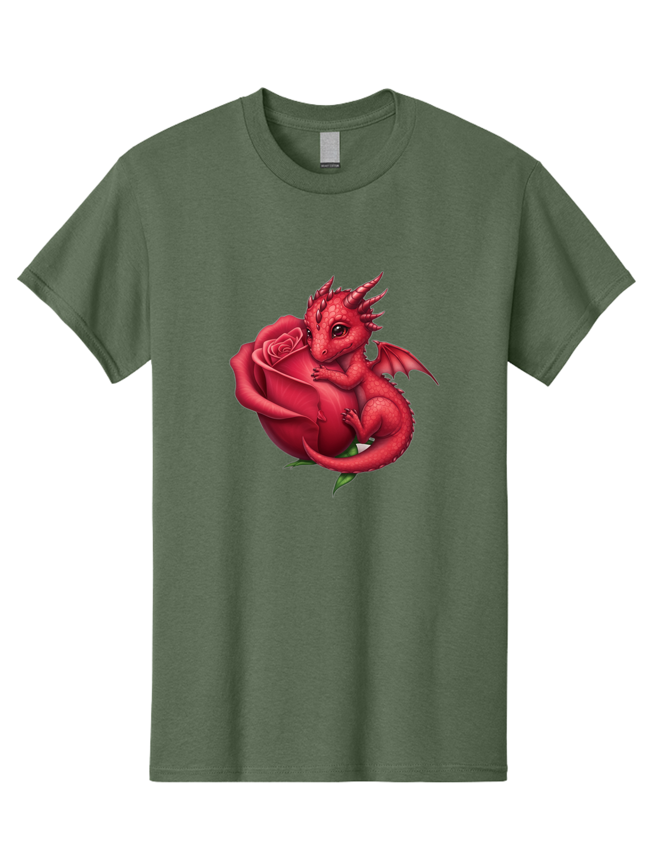 Red-Dragon-With-Rose Men'S Graphic Tee, 100% Cotton, Comfortable Casual Summer Wear, Machine Washable, Vintage Camera, Old Camera, Antique Camera, Black Camera, Classic Photography, Photography Equipment, Nostalgic Device, Film Camera, Bal216