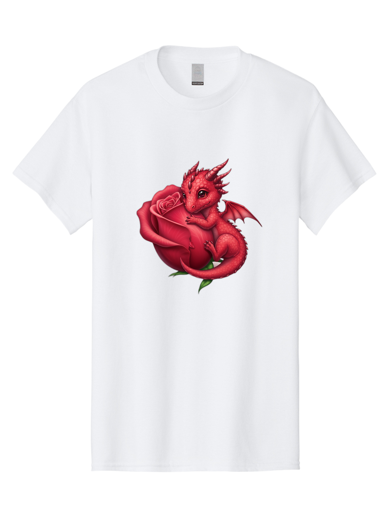 Red-Dragon-With-Rose Men'S Graphic Tee, 100% Cotton, Comfortable Casual Summer Wear, Machine Washable, Vintage Camera, Old Camera, Antique Camera, Black Camera, Classic Photography, Photography Equipment, Nostalgic Device, Film Camera, Bal216