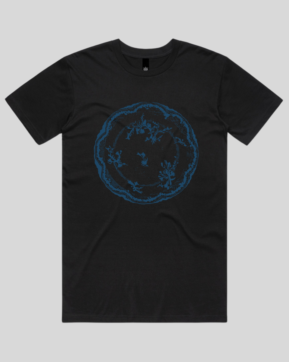 Floral Vintage Plate Men's T-Shirt