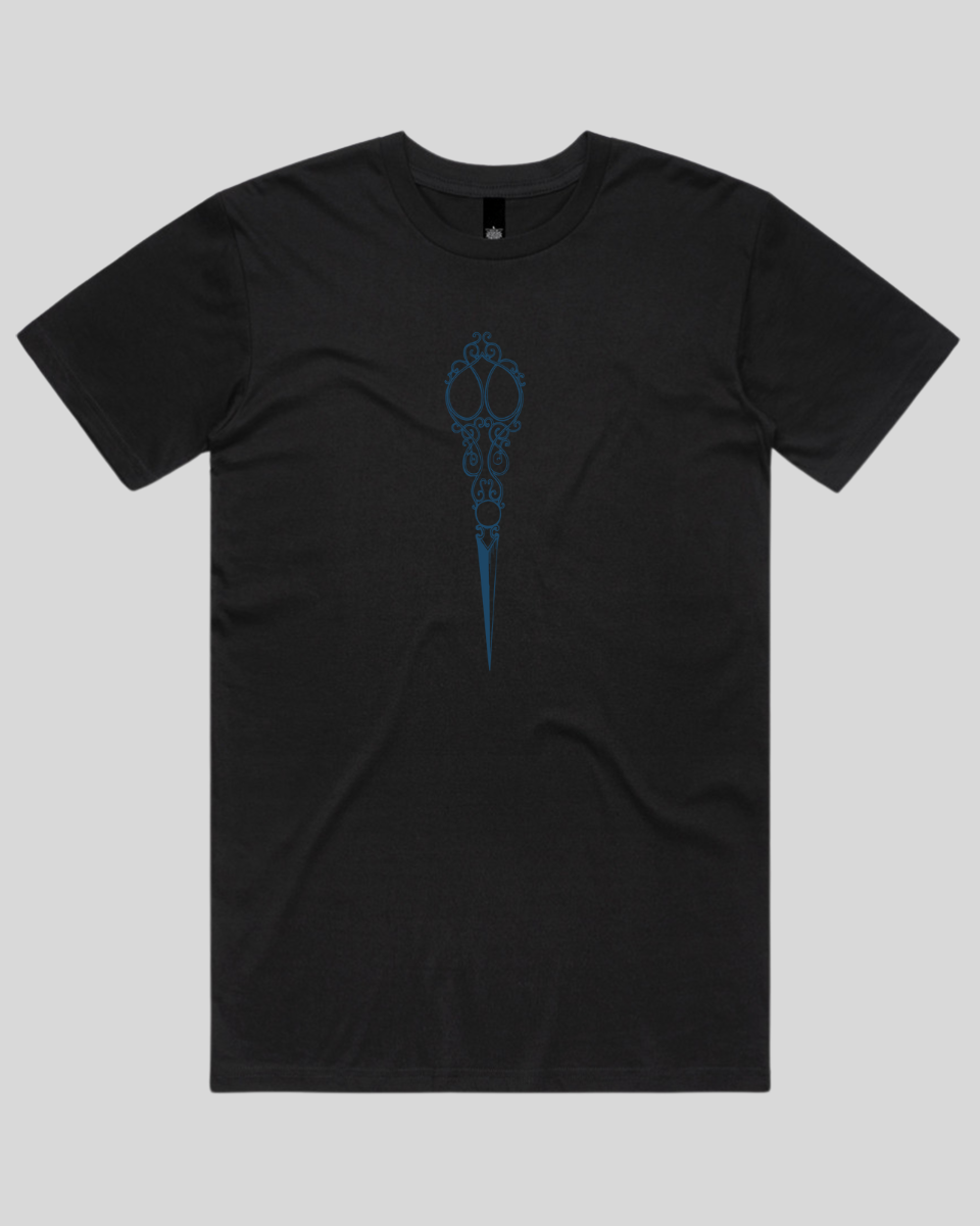 Victorian Scrollwork Scissors Men's T-Shirt