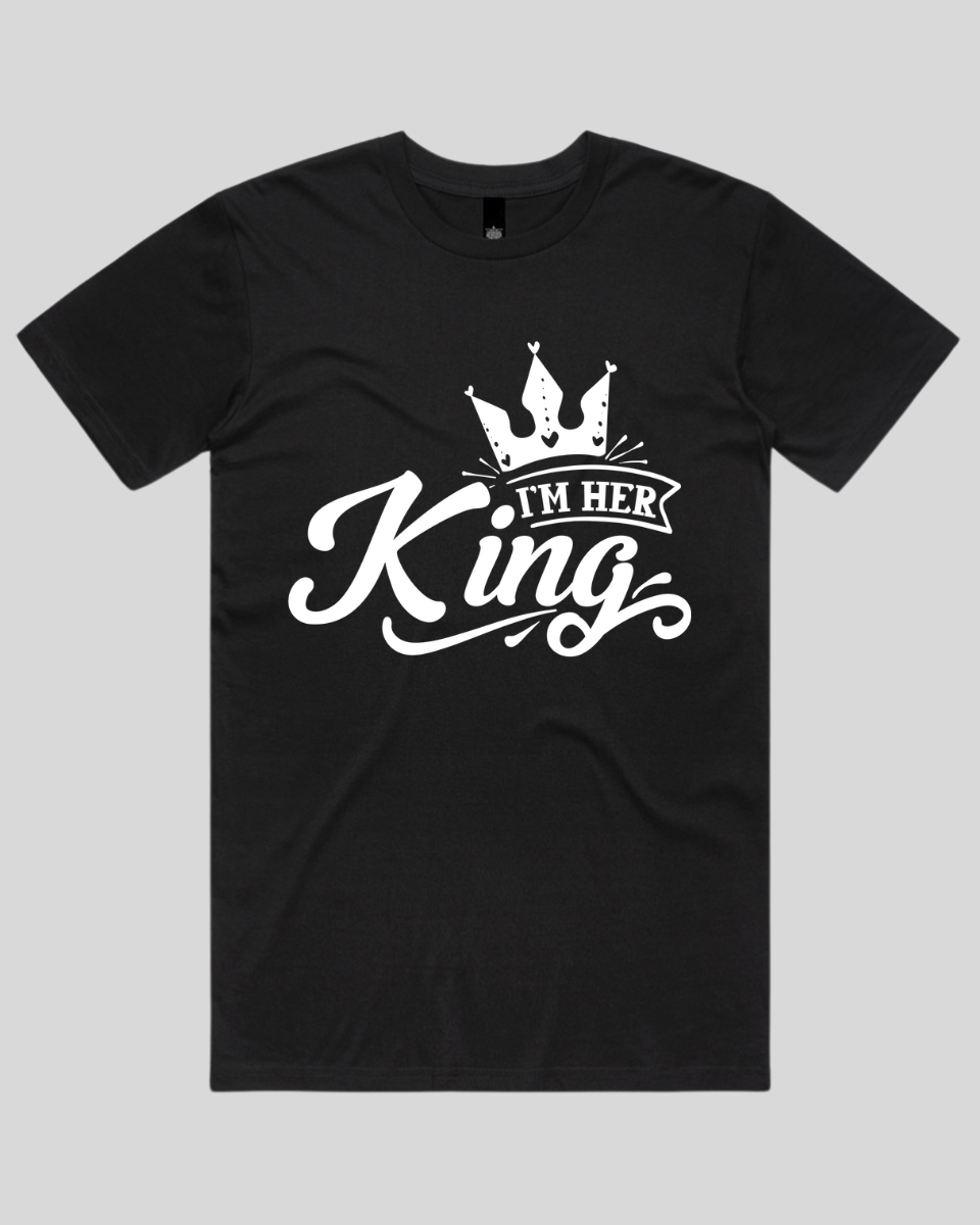 I'm her king Men's T-Shirt