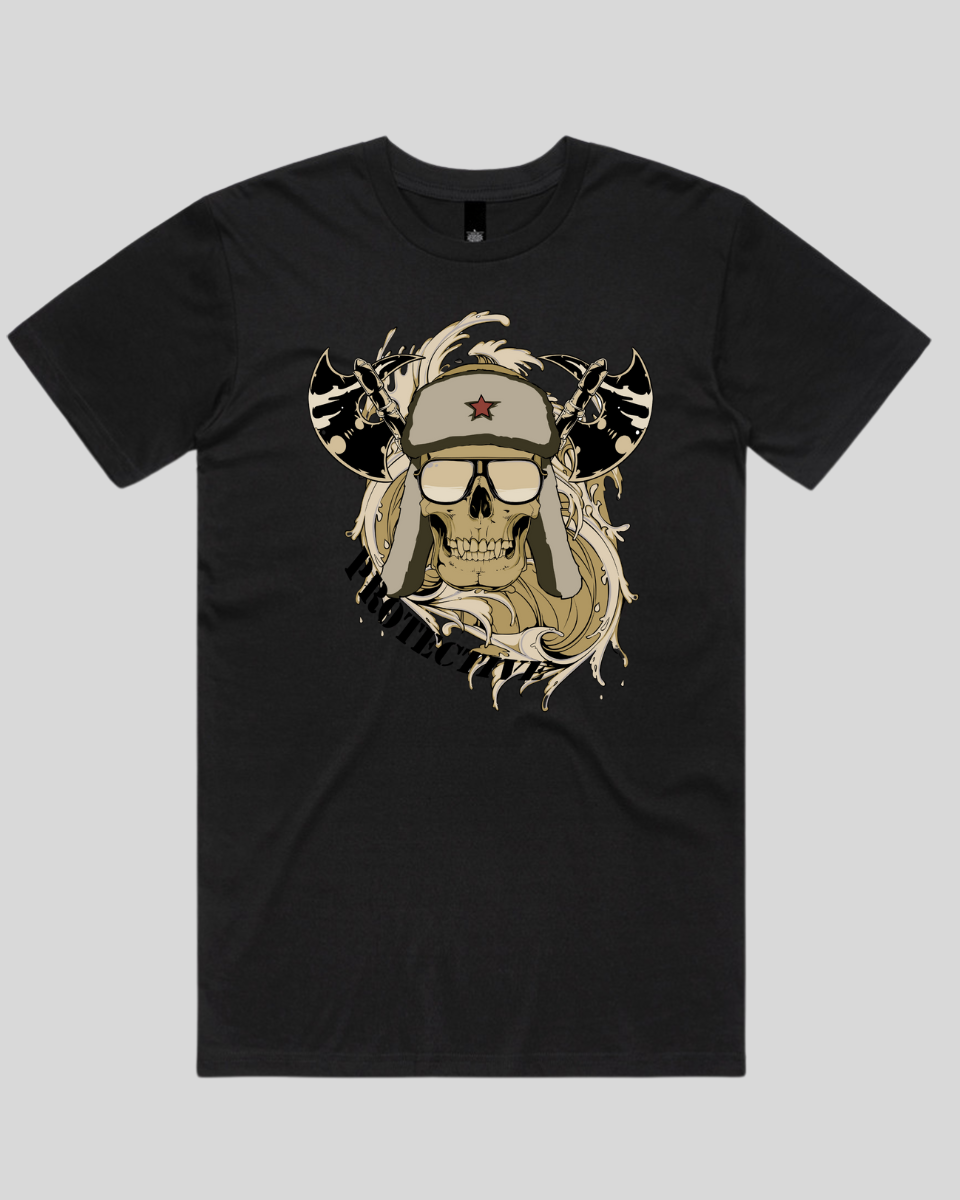 Proactive War Skull Men's T-Shirt
