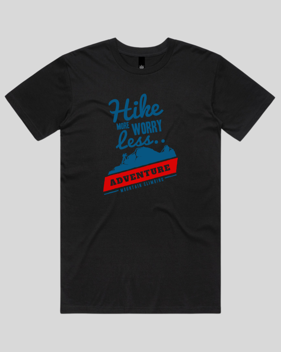 Hike More Worry Less Men's T-Shirt