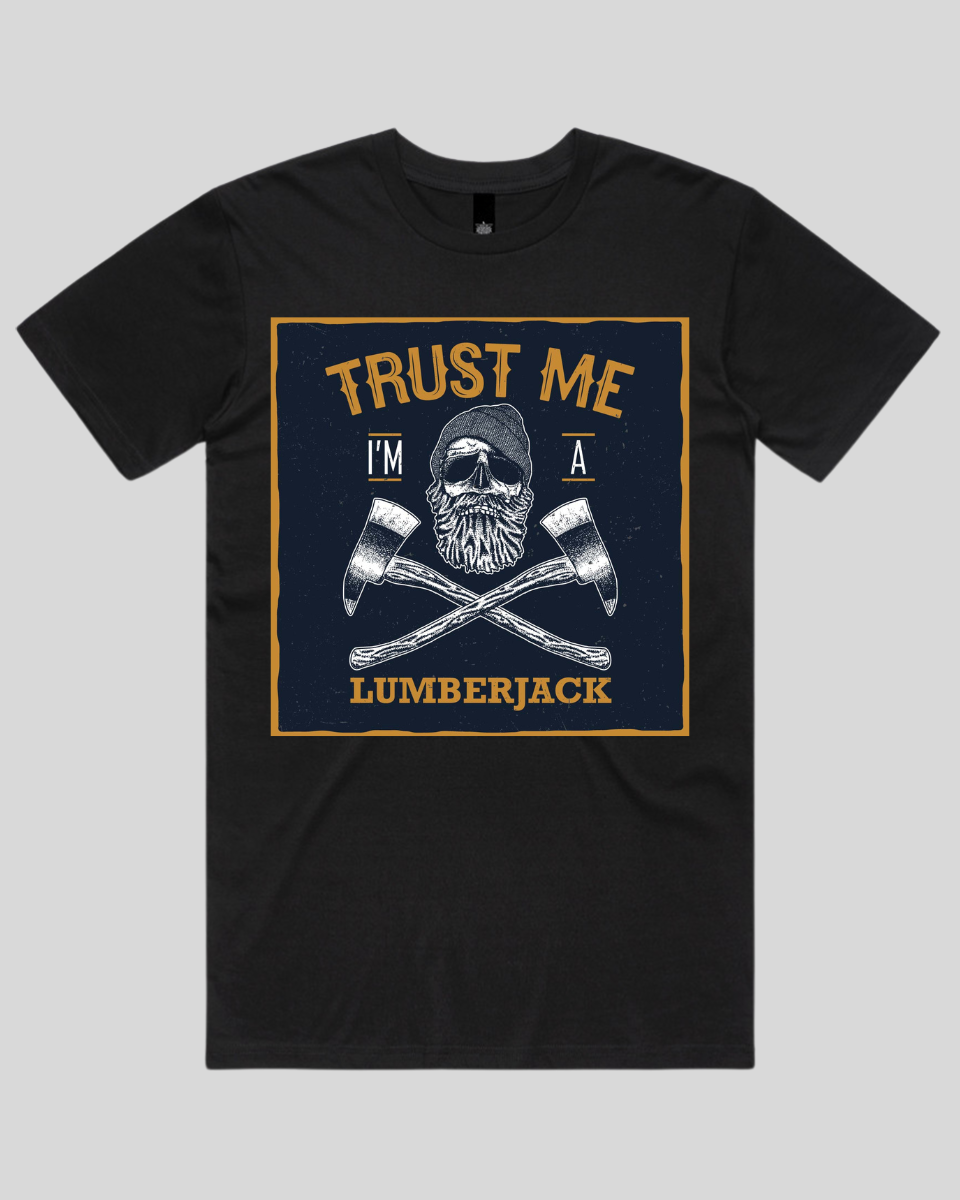Lumberjack skull 1 Men's T-shirt