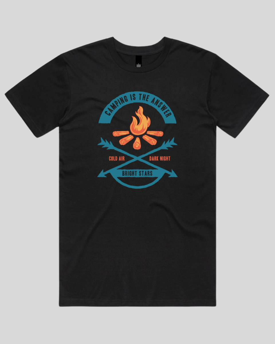 Camping Is The Answer Men's T-Shirt