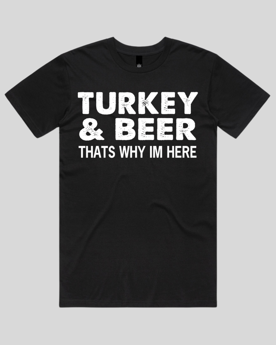 Turkey & Beer Men's T-Shirt