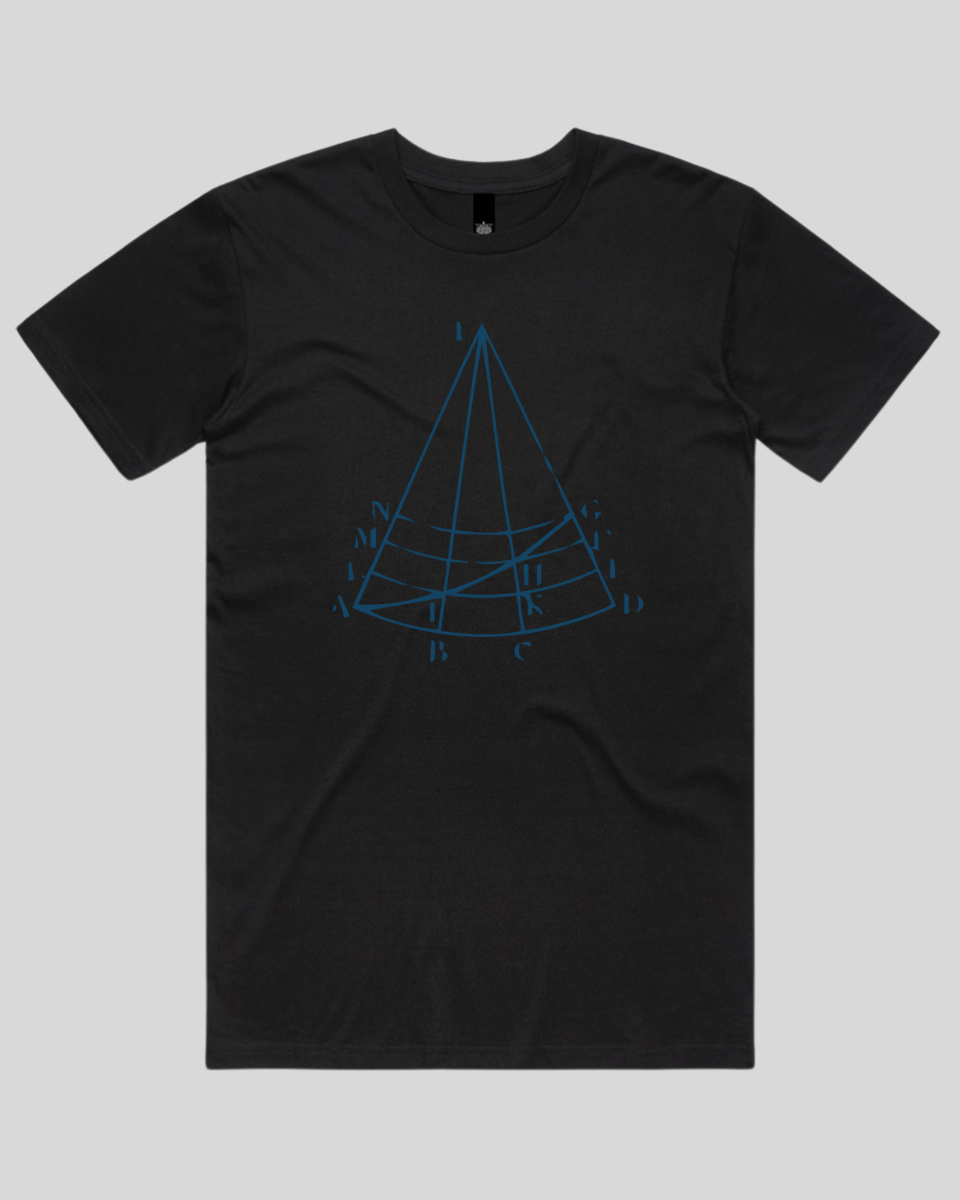 Mathematical Cone Ruler Men's T-Shirt