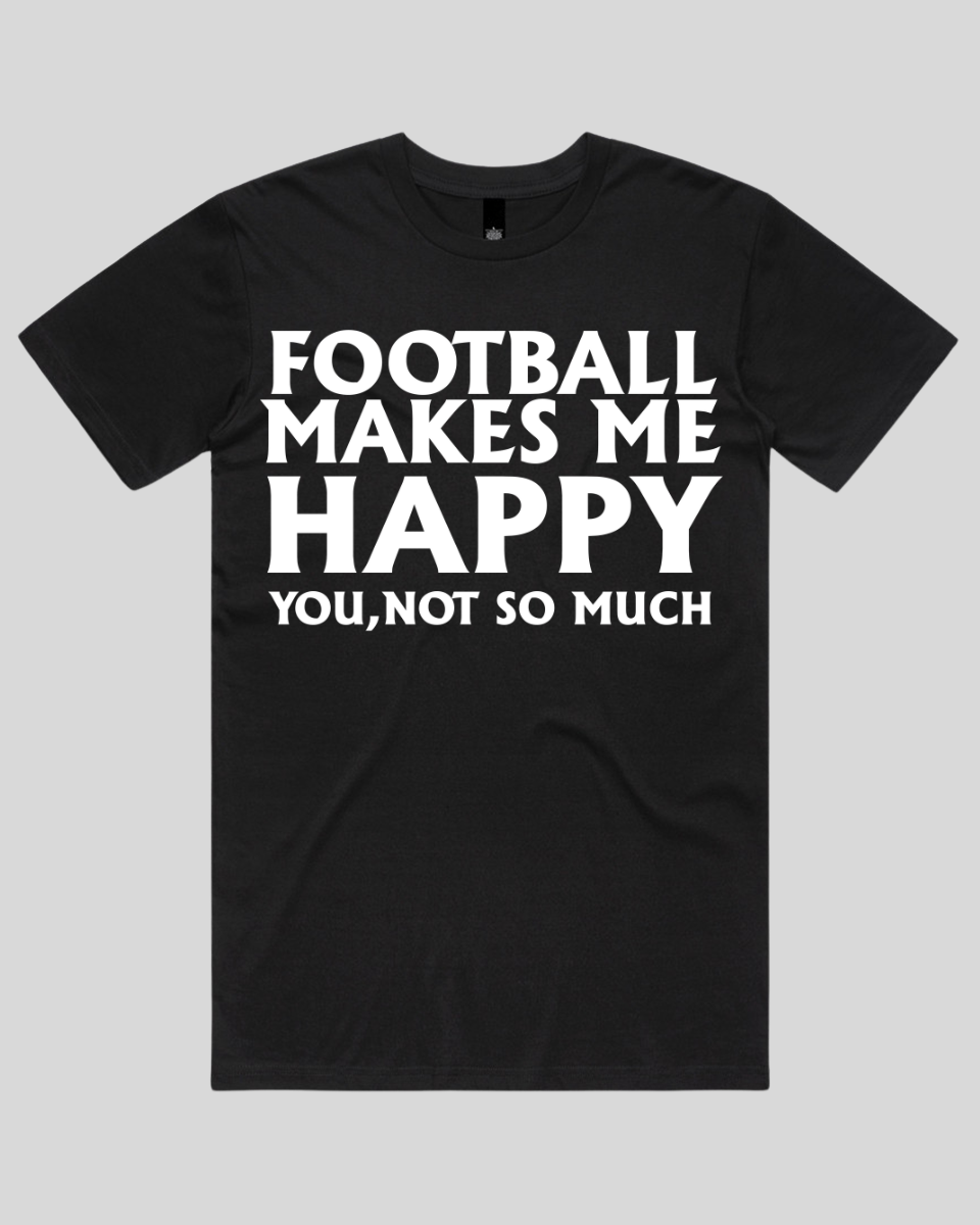 Football makes me happy Women's T-Shirt