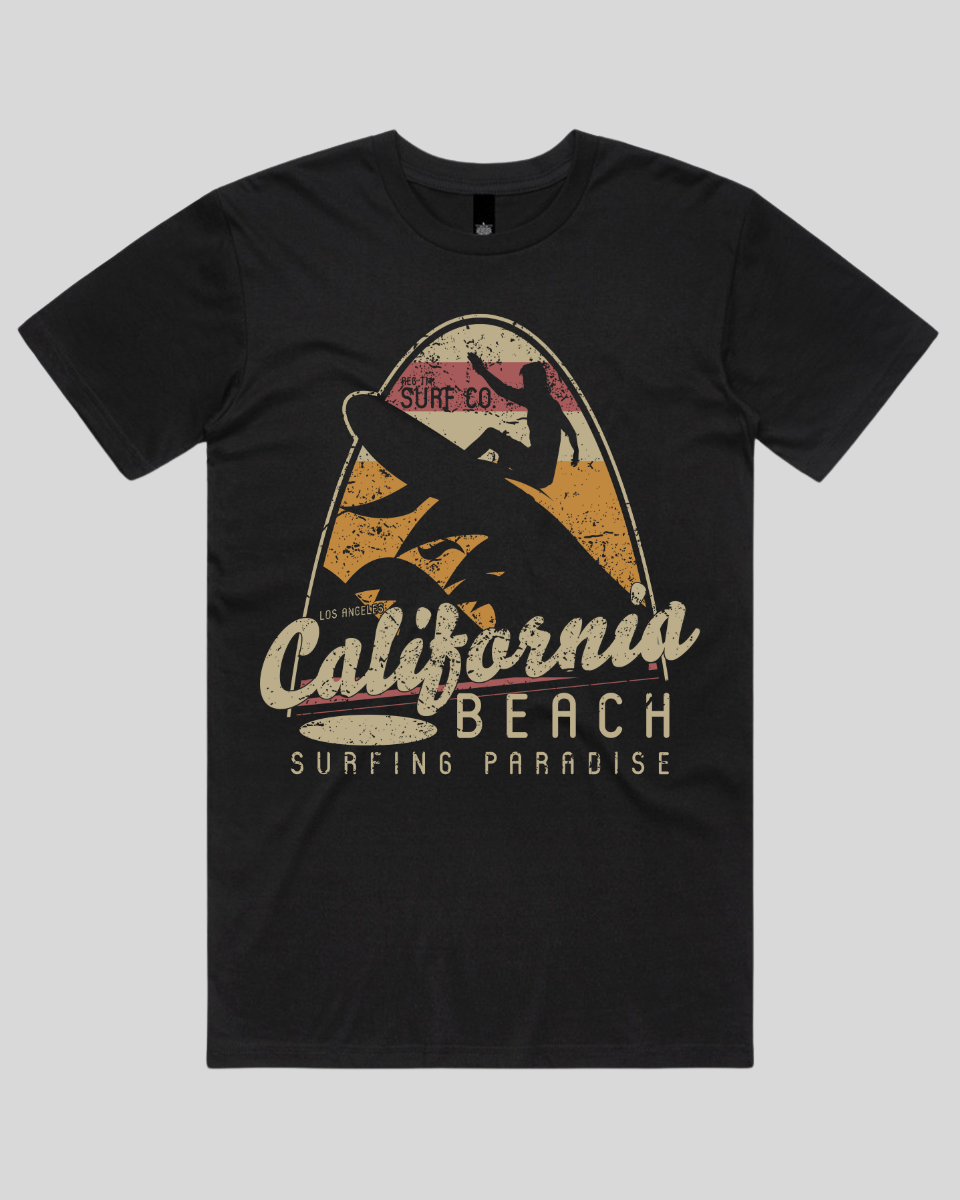 California Beach Surfing Paradise Women's T-Shirt