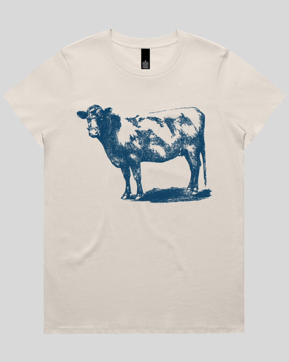 Vintage Farm Cow Women's T-Shirt