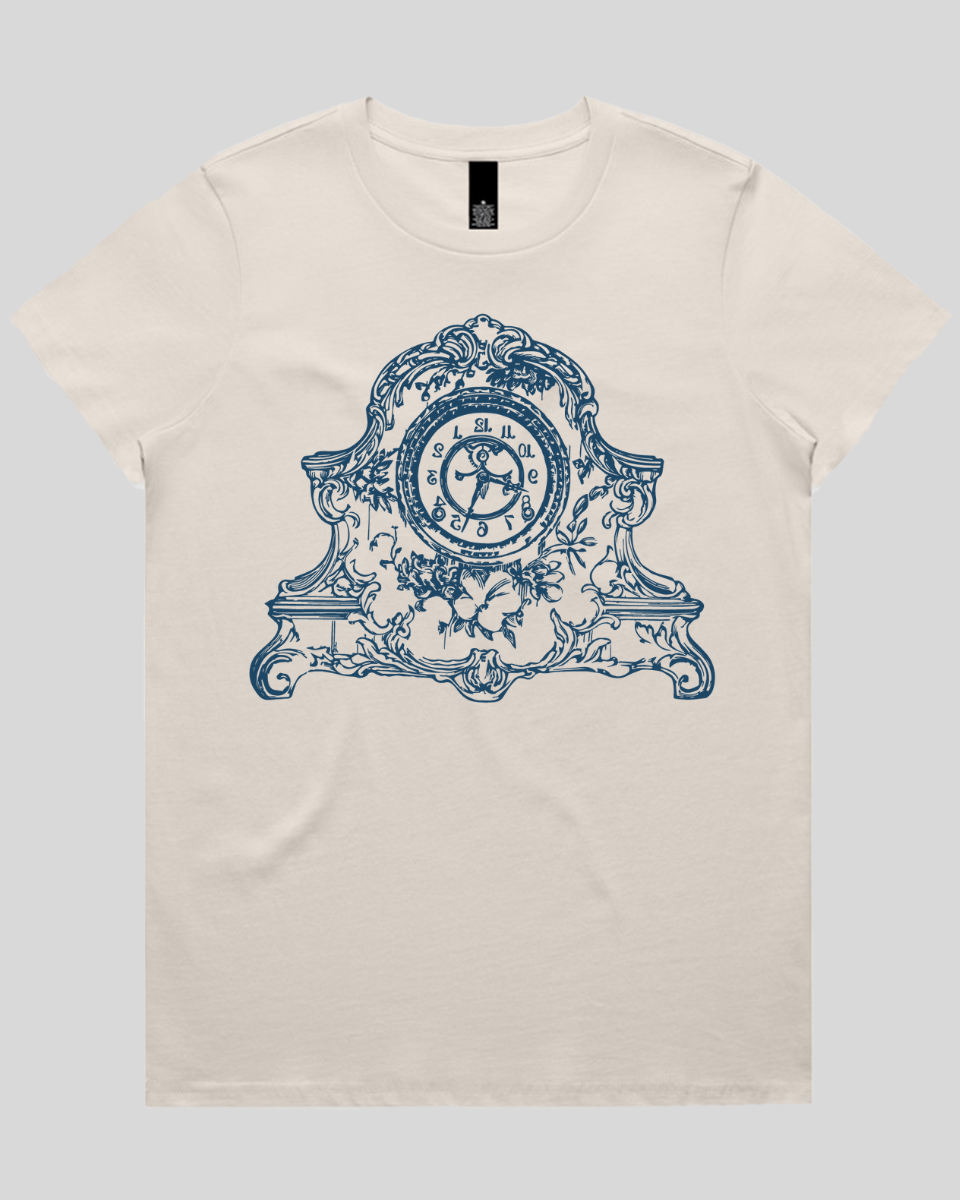 Antique Floral Clock Women's T-Shirt