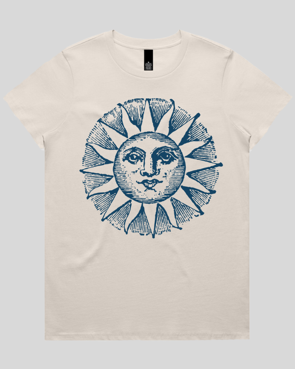 Celestial Sun Face Women's T-Shirt