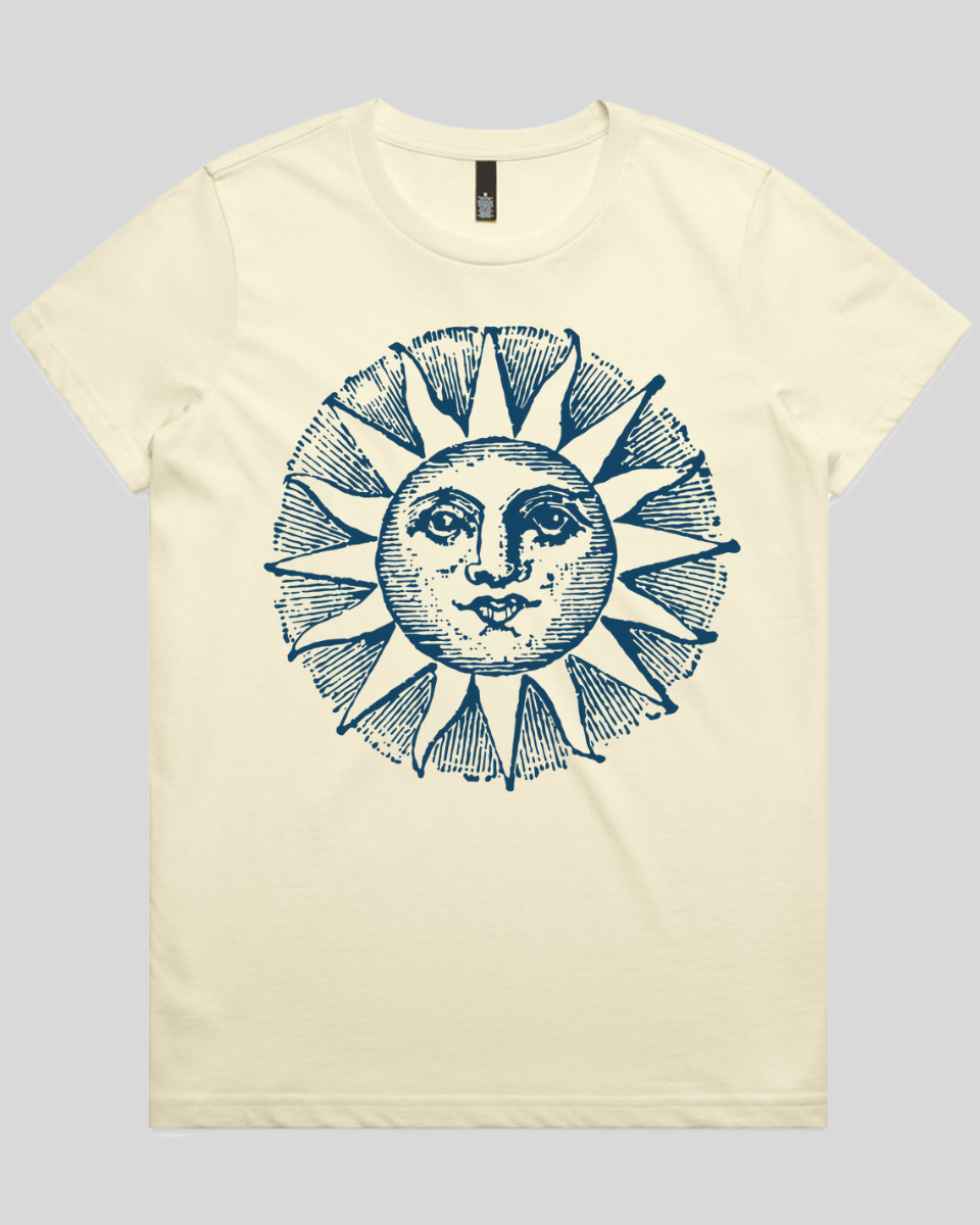 Celestial Sun Face Women's T-Shirt