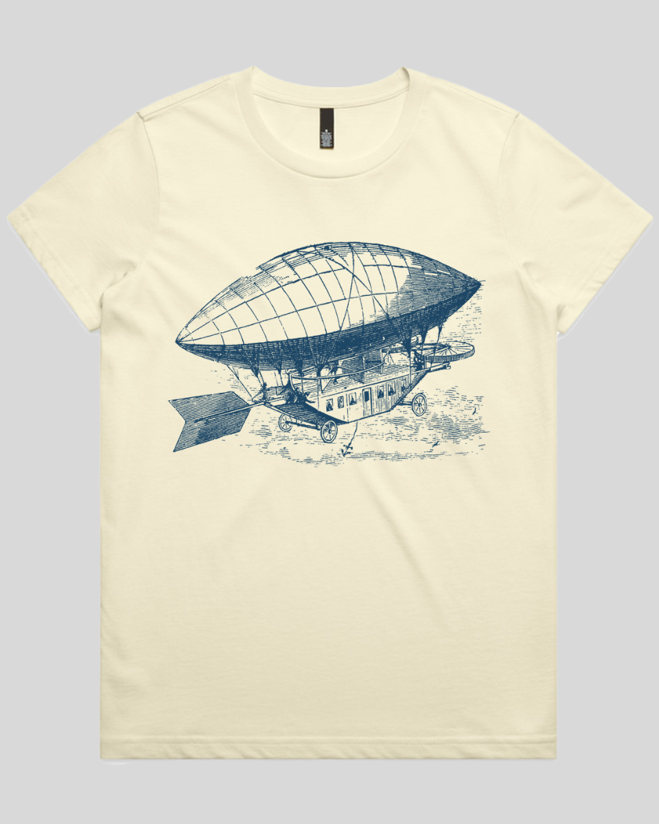 Old World Balloon Sketch Women's T-Shirt