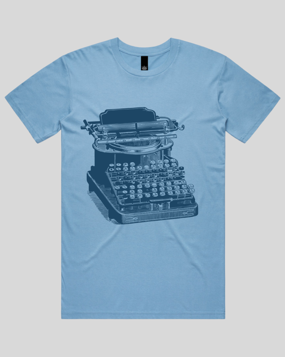Antique Typewriter Print Men's T-Shirt