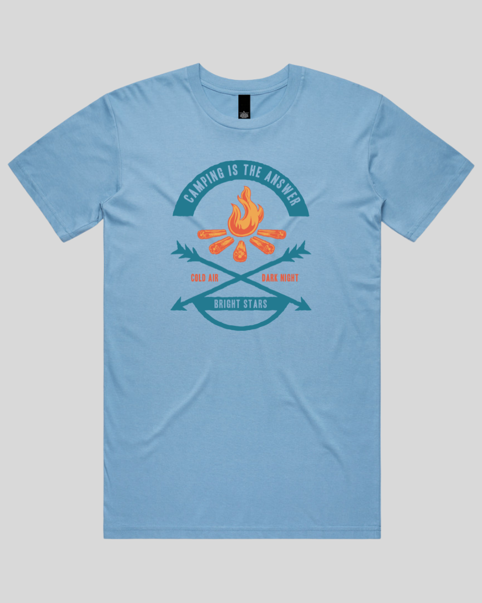 Camping Is The Answer Men's T-Shirt