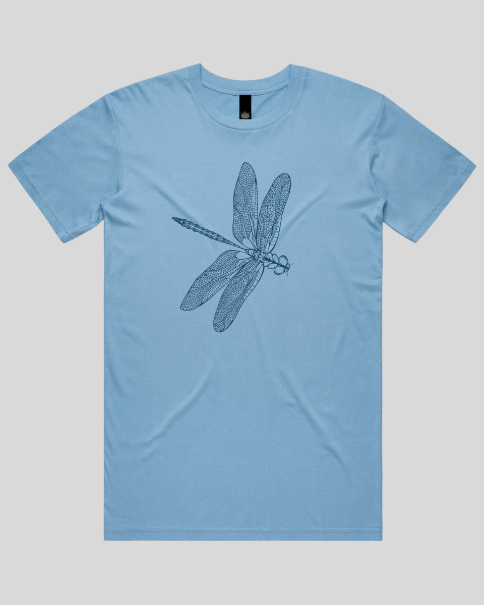 Botanical Dragonfly Art Men's T-Shirt