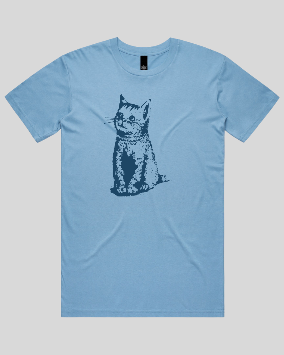 Vintage Sitting Cat Men's T-Shirt