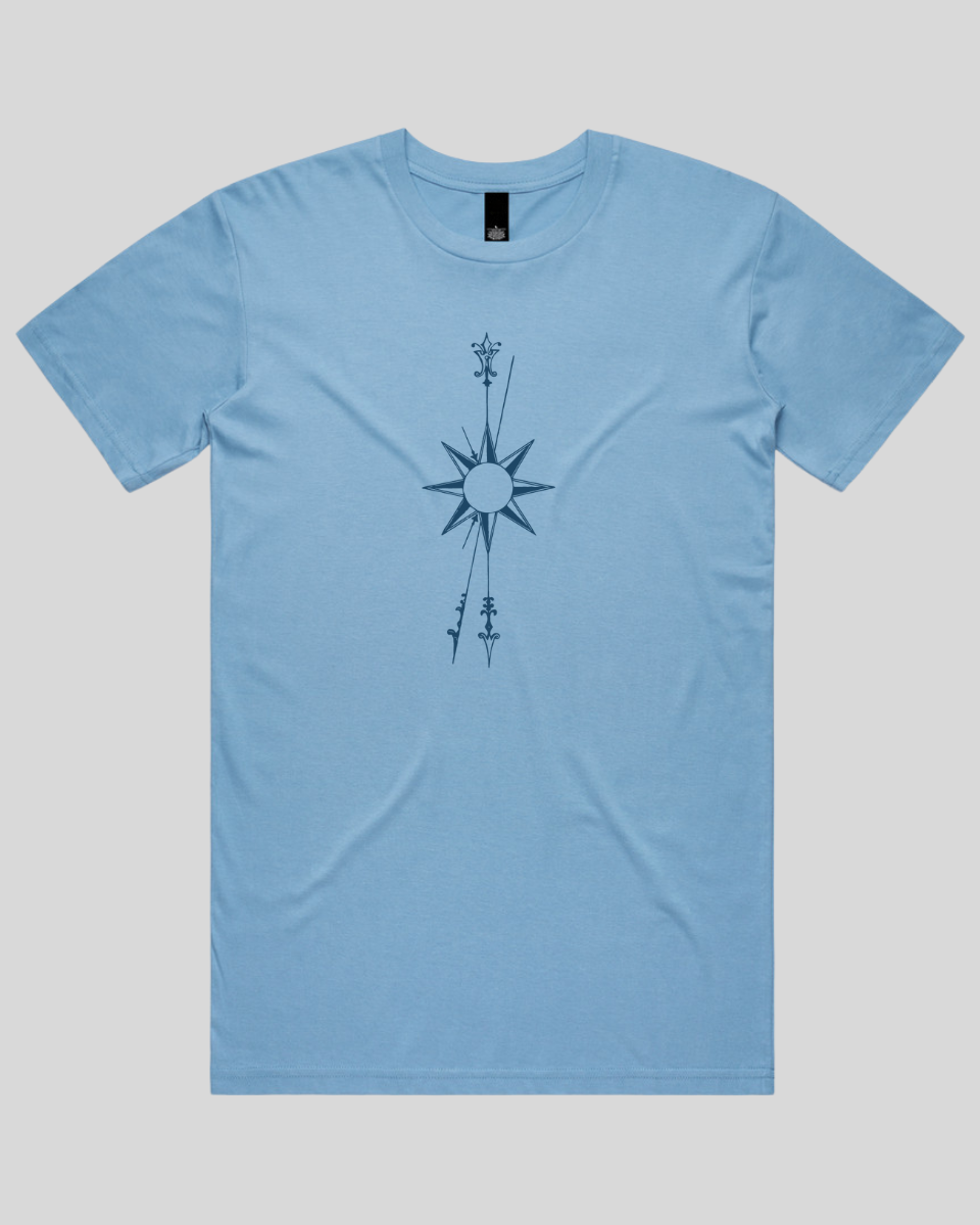 Vertical Compass Rose Men's T-Shirt