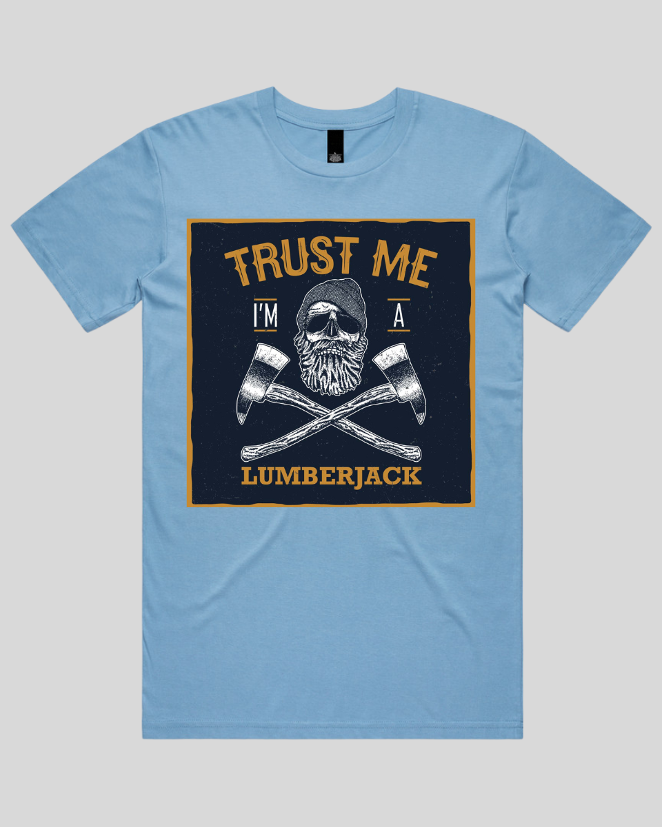 Lumberjack skull 1 Men's T-shirt