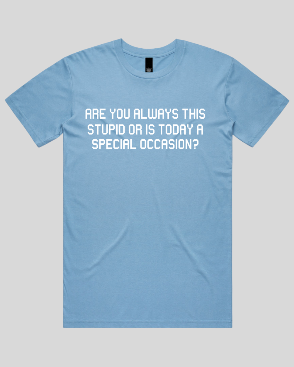 Are you always this stupid Men's T-Shirt
