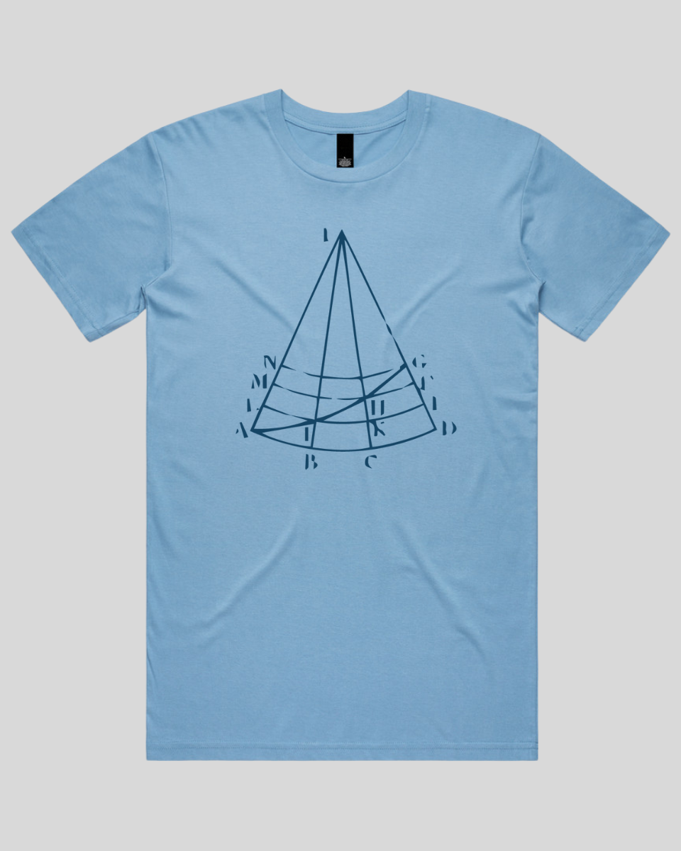 Mathematical Cone Ruler Men's T-Shirt