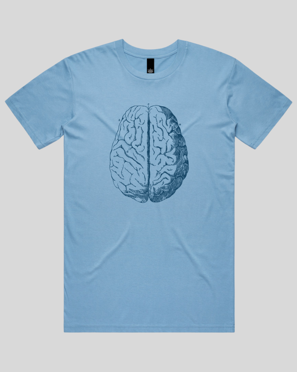Vintage Brain Diagram Men's T-Shirt
