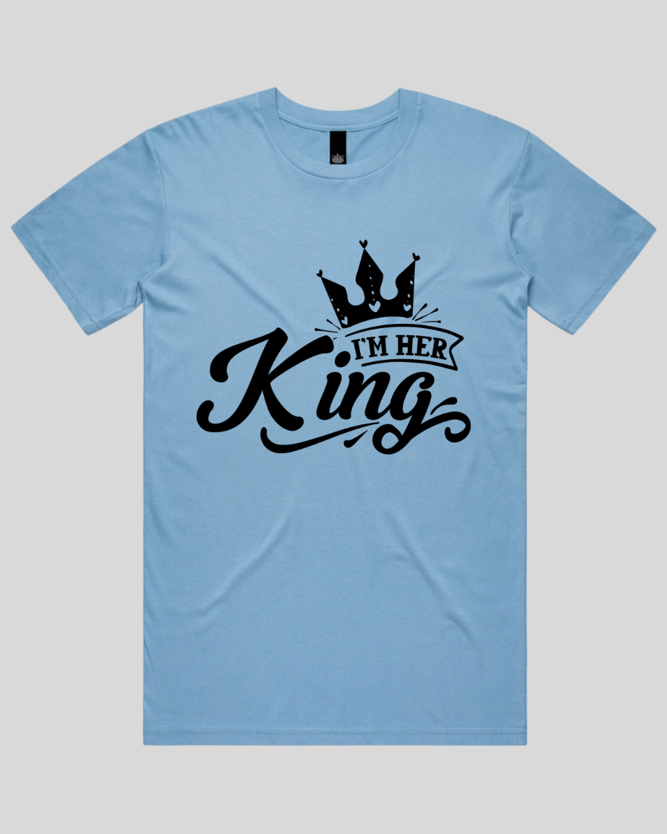I'm her king Men's T-Shirt