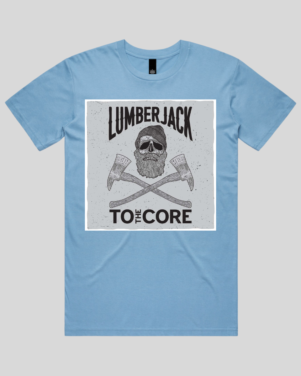 Lumberjack skull 4 Men's T-shirt