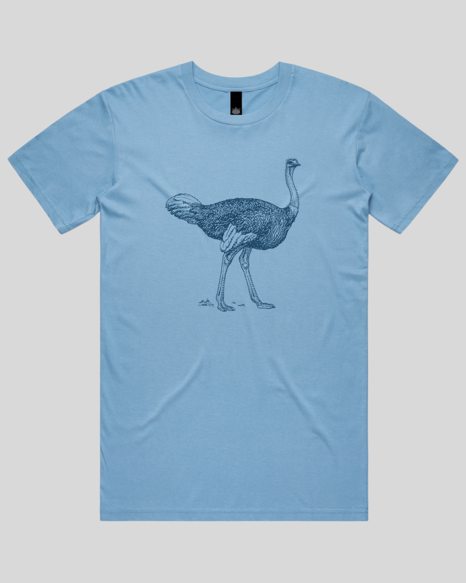 African Ostrich Walk Men's T-Shirt