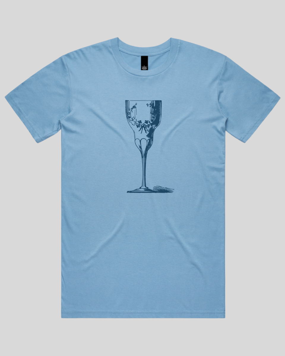 Laced Vine Crystal Glass Men's T-Shirt
