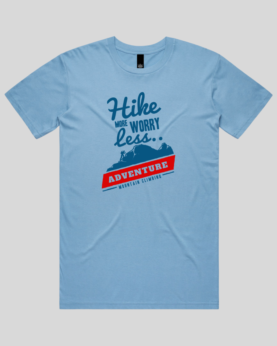 Hike More Worry Less Men's T-Shirt