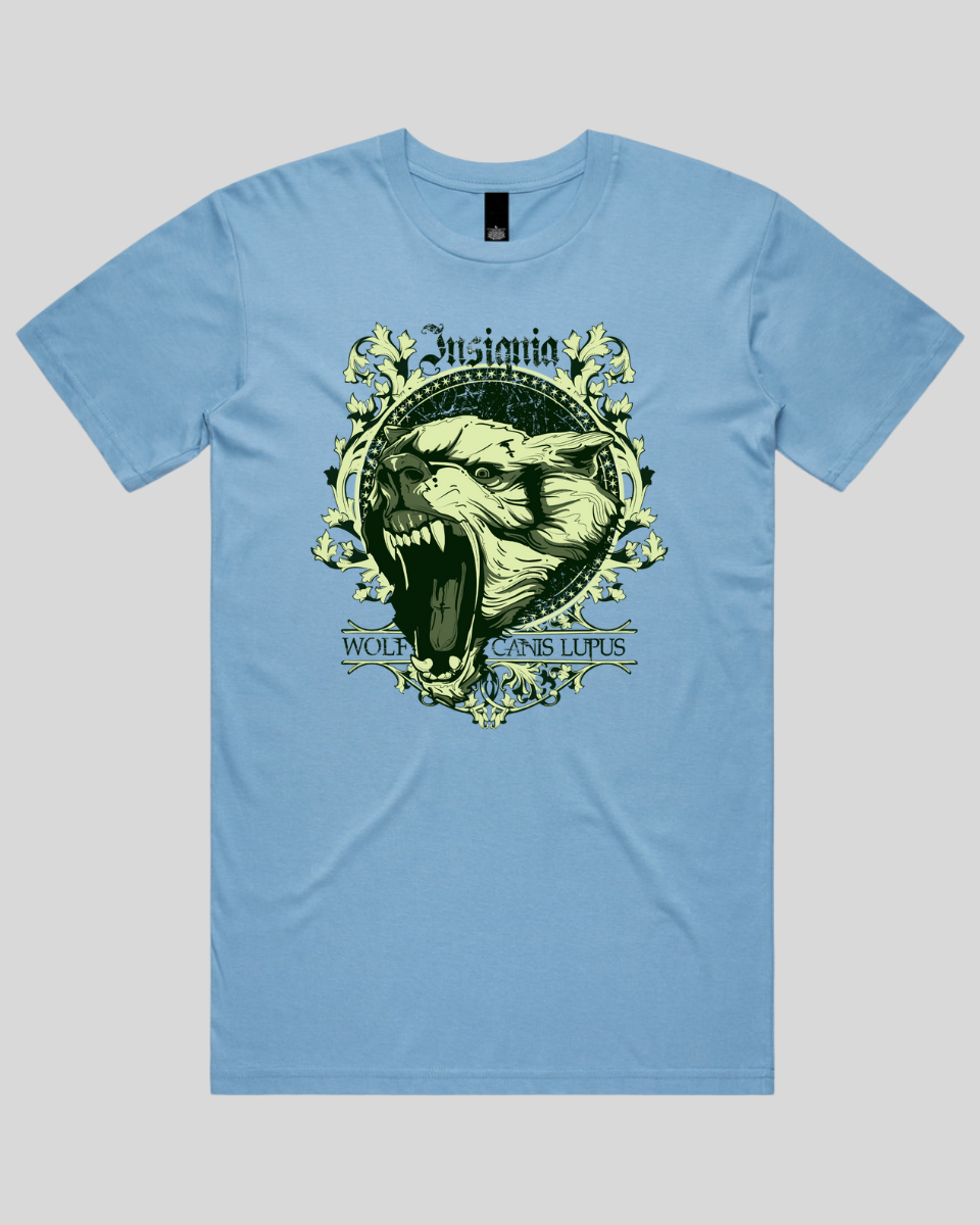Insignia Wolf Skull Men's T-Shirt