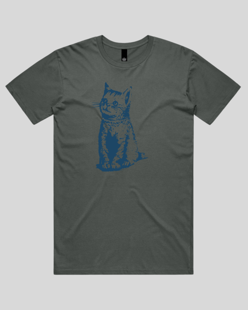 Vintage Sitting Cat Men's T-Shirt