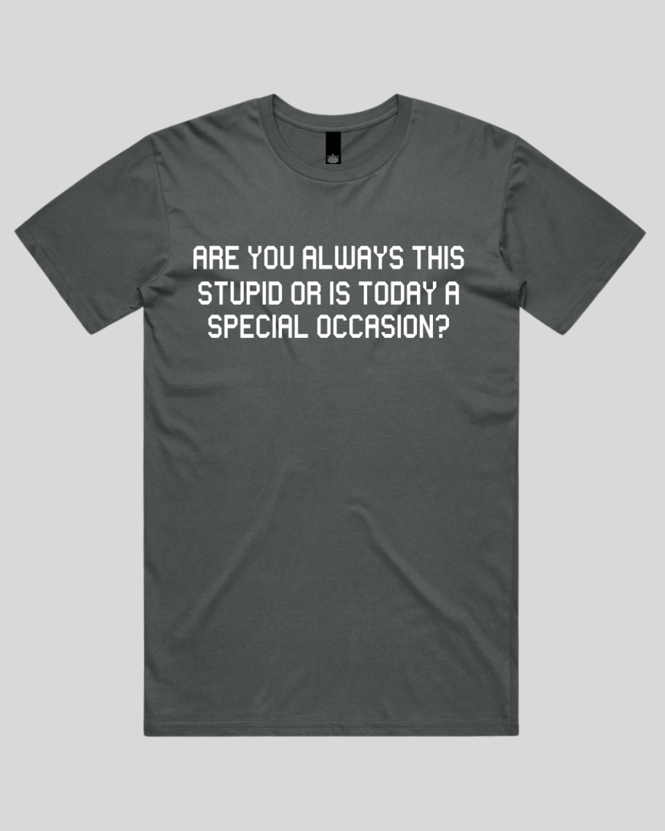 Are you always this stupid Men's T-Shirt