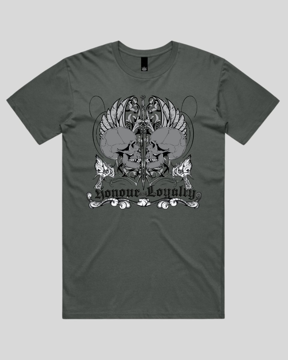 Honour and Loyalty Skull Men's T-Shirt