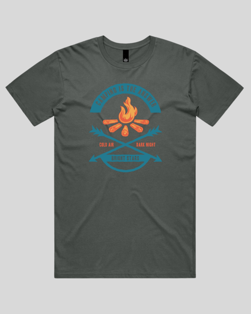 Camping Is The Answer Men's T-Shirt