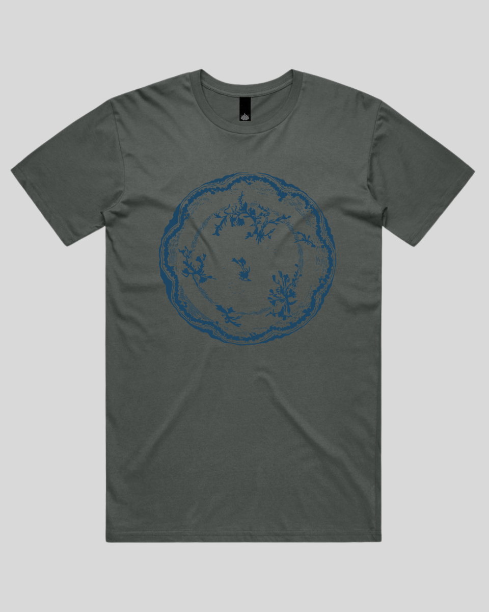 Floral Vintage Plate Men's T-Shirt