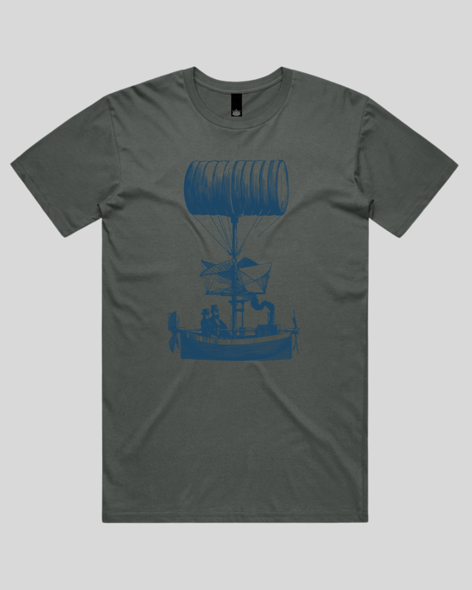 Antique Balloon Boat Men's T-Shirt