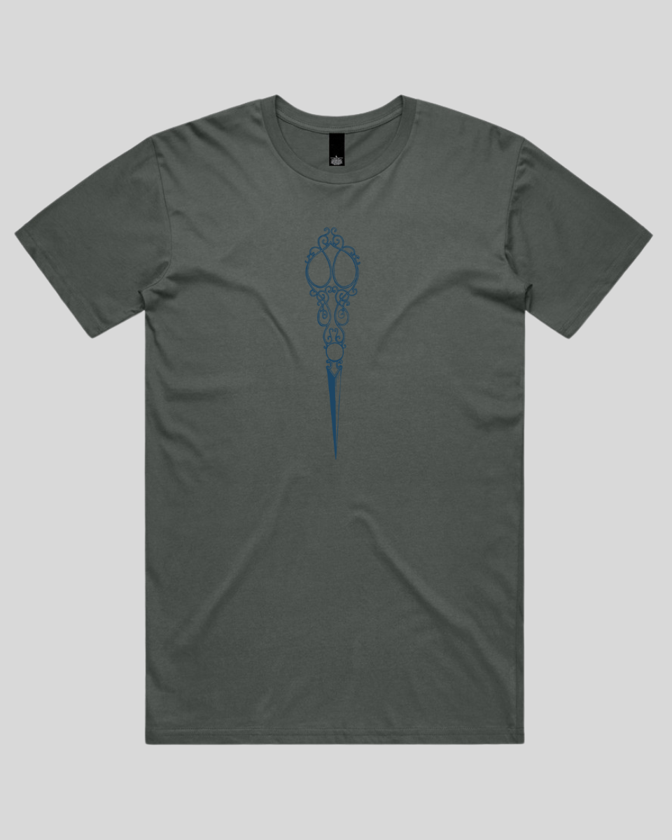 Victorian Scrollwork Scissors Men's T-Shirt