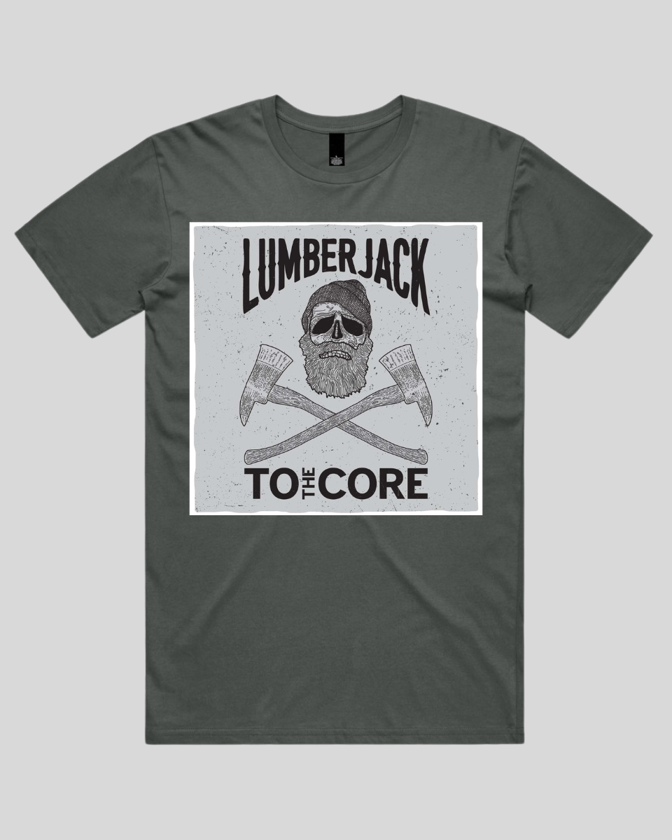 Lumberjack skull 4 Men's T-shirt