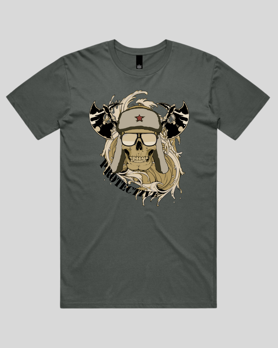 Proactive War Skull Men's T-Shirt
