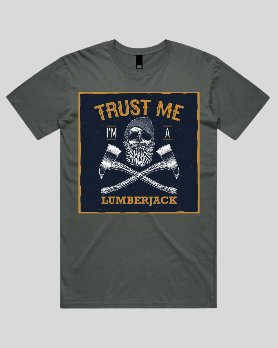 Lumberjack skull 1 Men's T-shirt