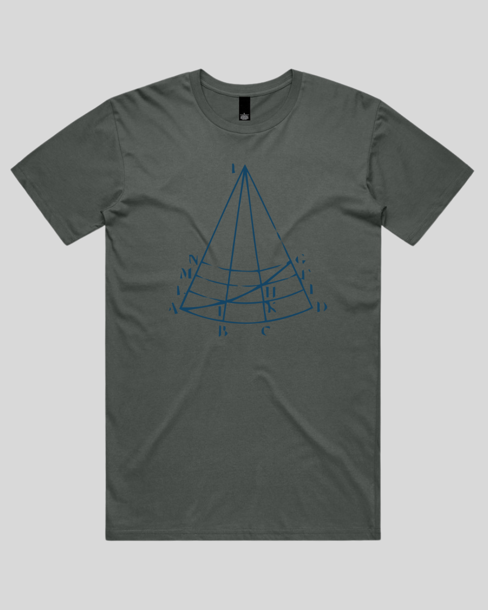 Mathematical Cone Ruler Men's T-Shirt