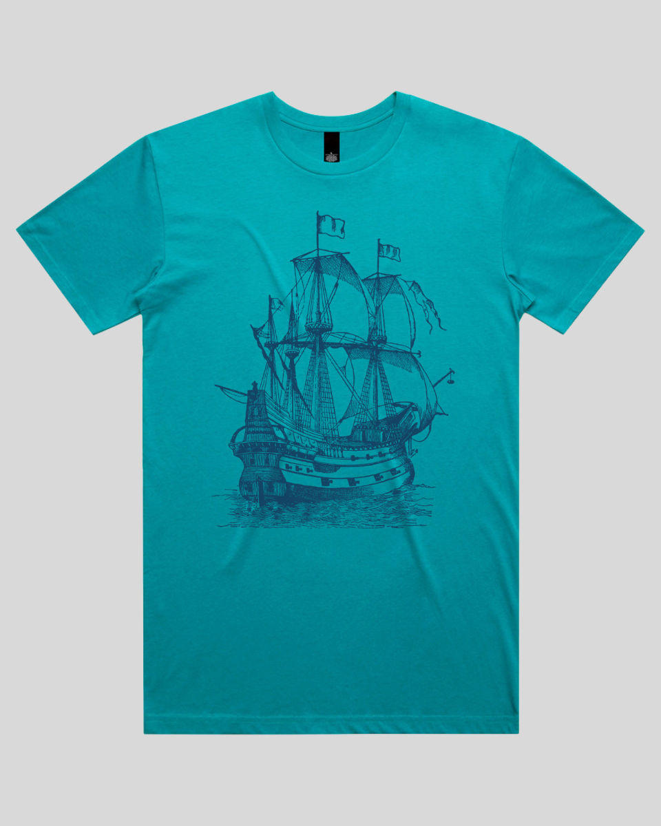 Warlord’s Ship Wake Men's T-Shirt