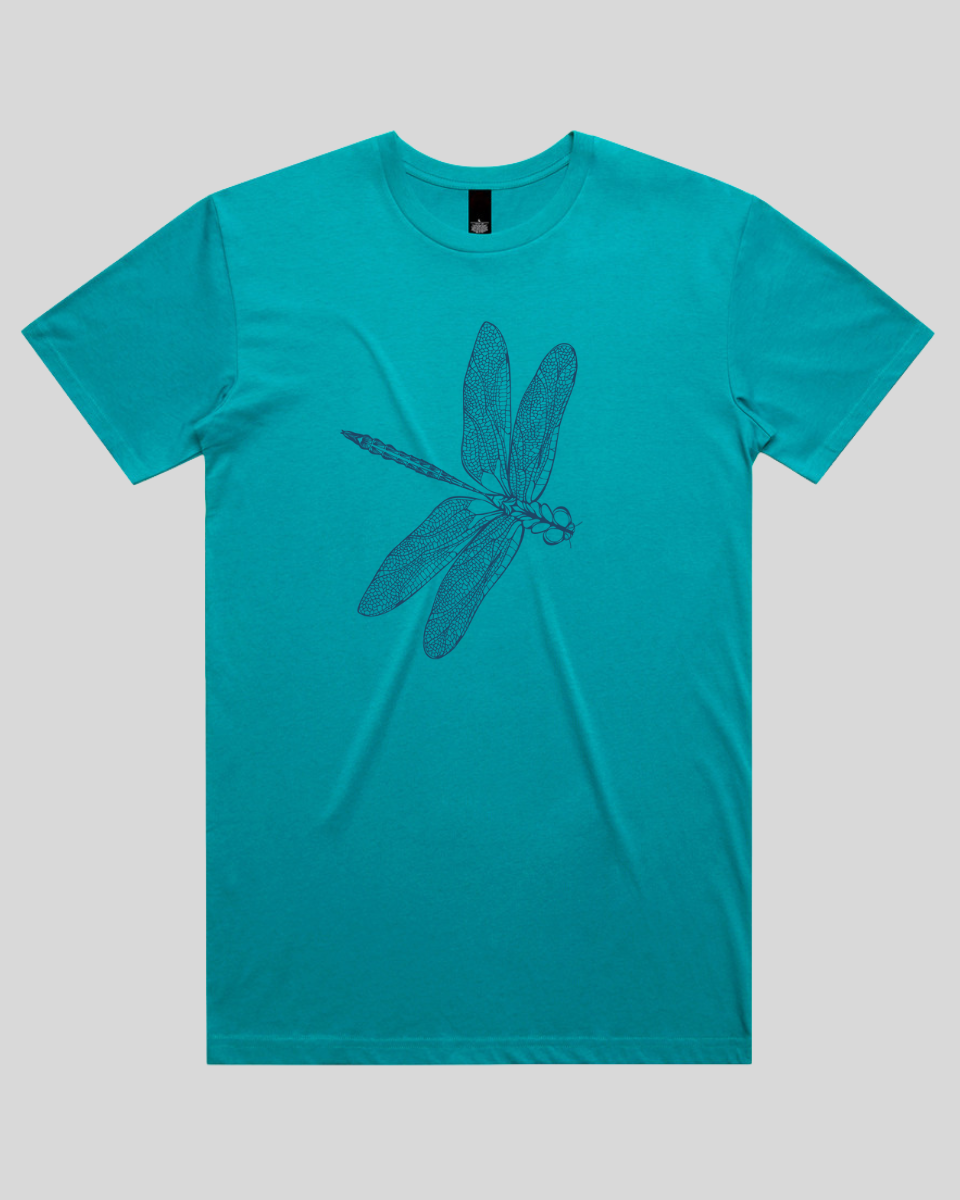 Botanical Dragonfly Art Men's T-Shirt