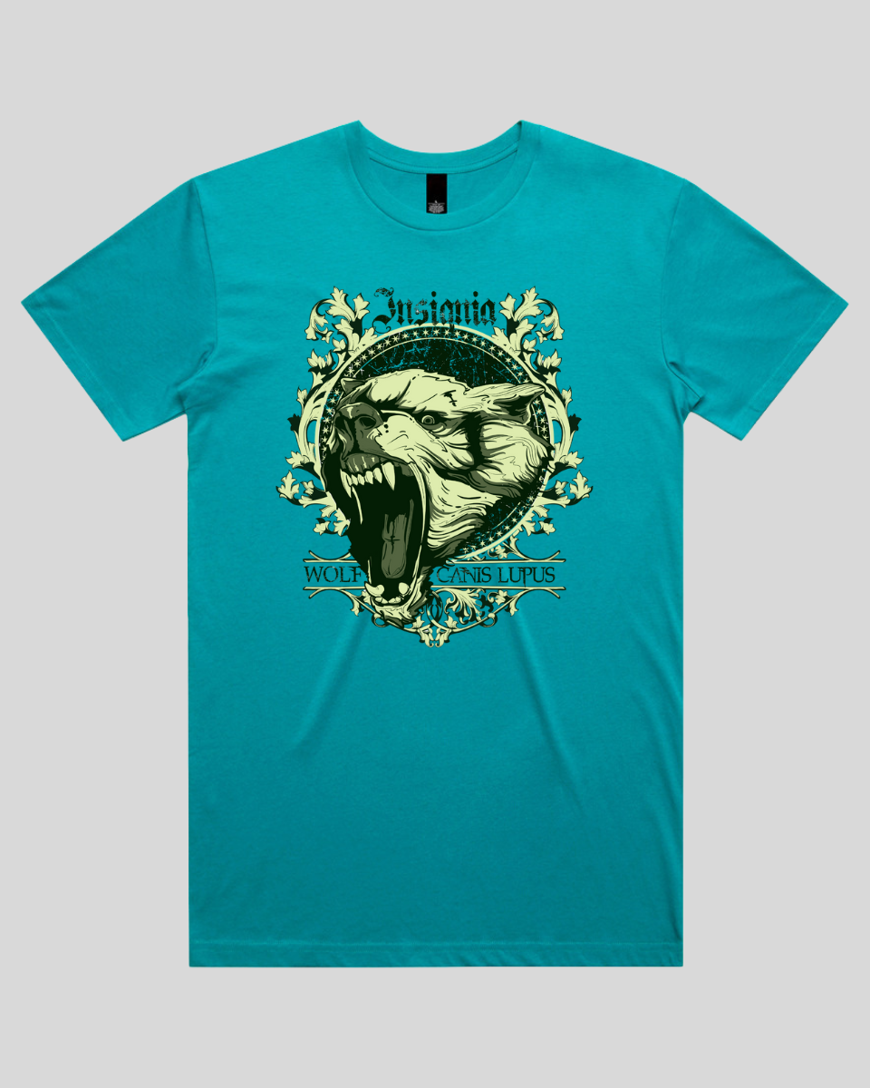 Insignia Wolf Skull Men's T-Shirt